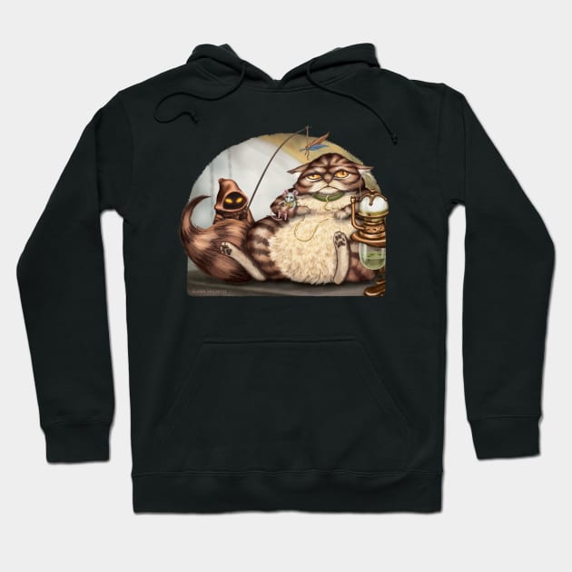 Jabba the Cat Hoodie by GeekyPet